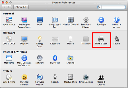 what driver to install for mac os x